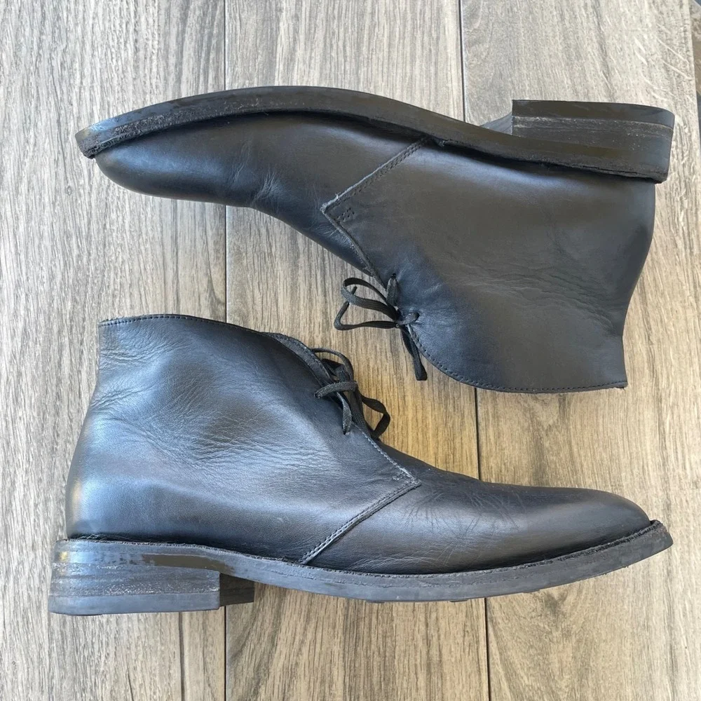 Thursday Boot Company Scout Boots Mens 11 Black Leather Chukka Lace Up‎ Shoes
